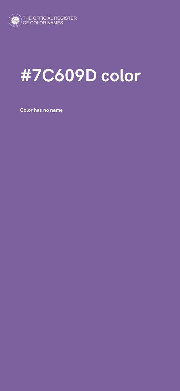 #7C609D color image