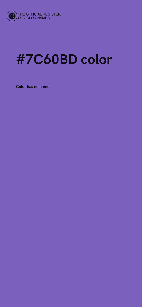 #7C60BD color image