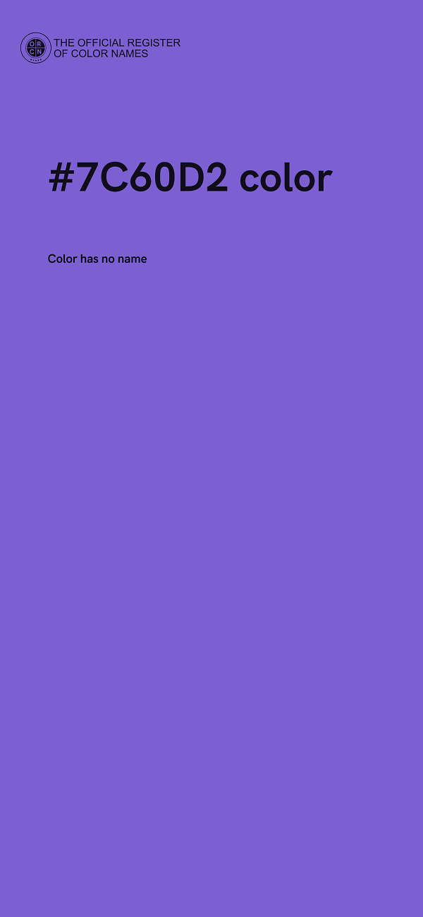 #7C60D2 color image