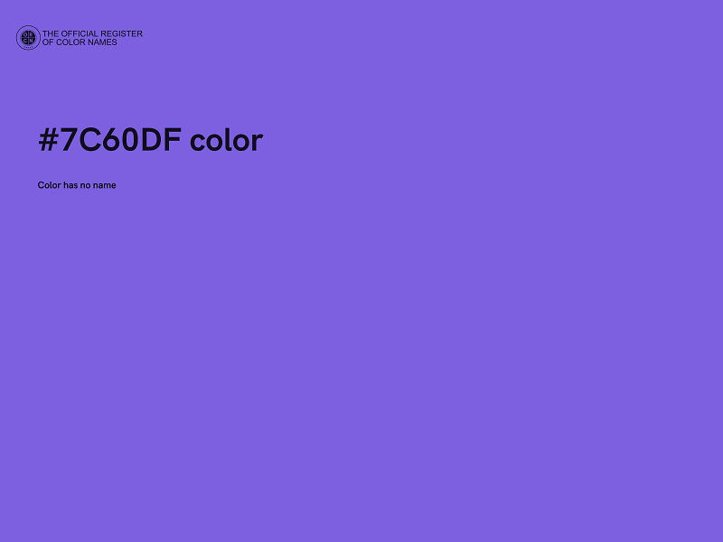 #7C60DF color image