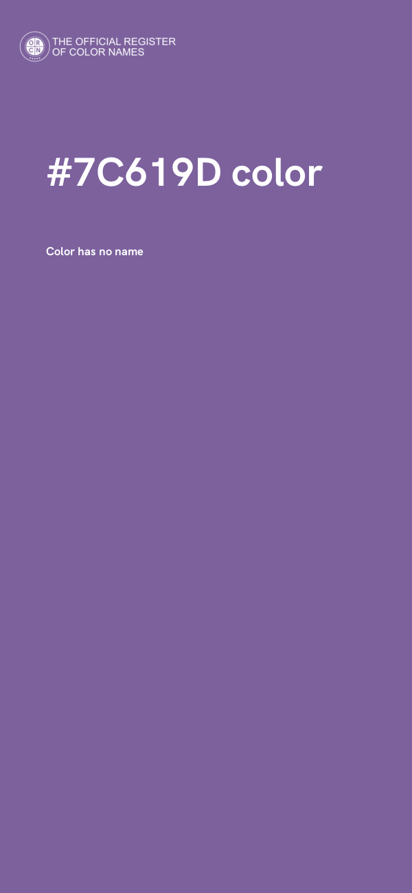#7C619D color image