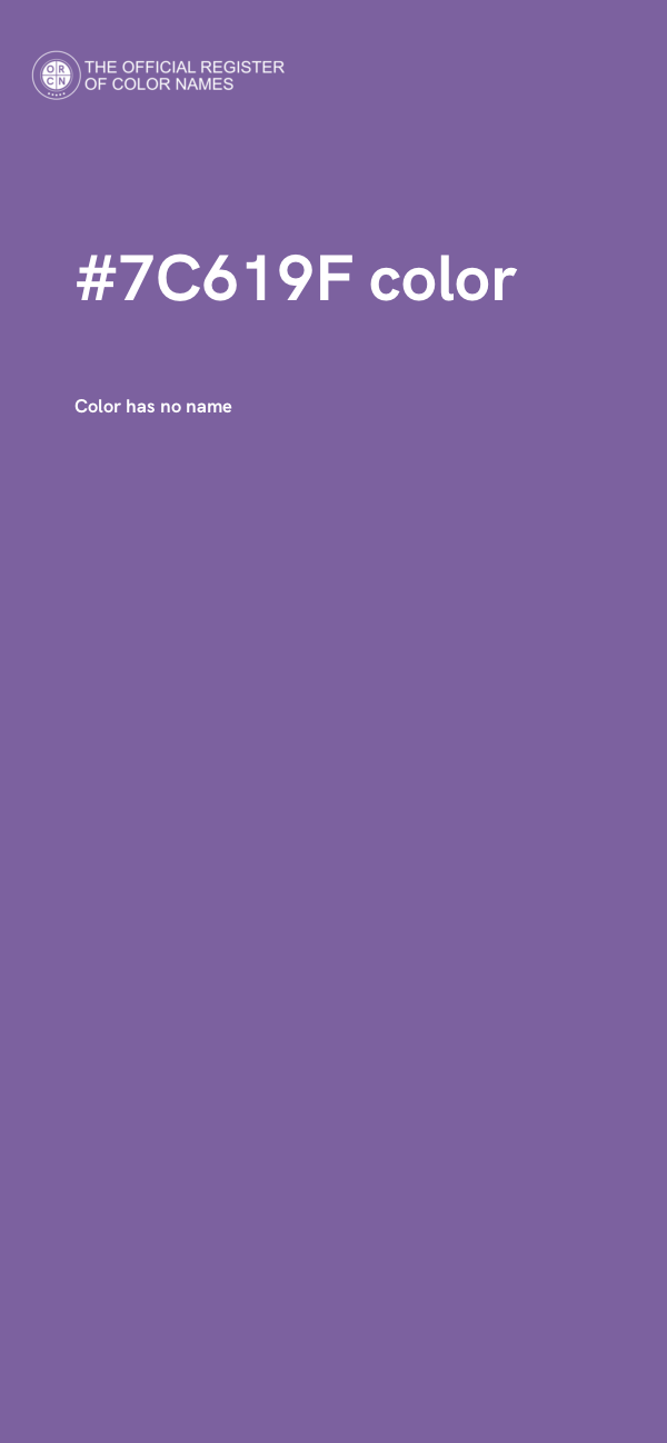 #7C619F color image