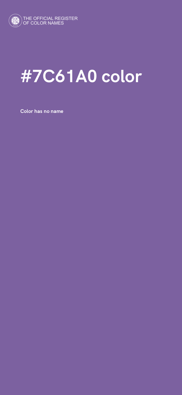 #7C61A0 color image