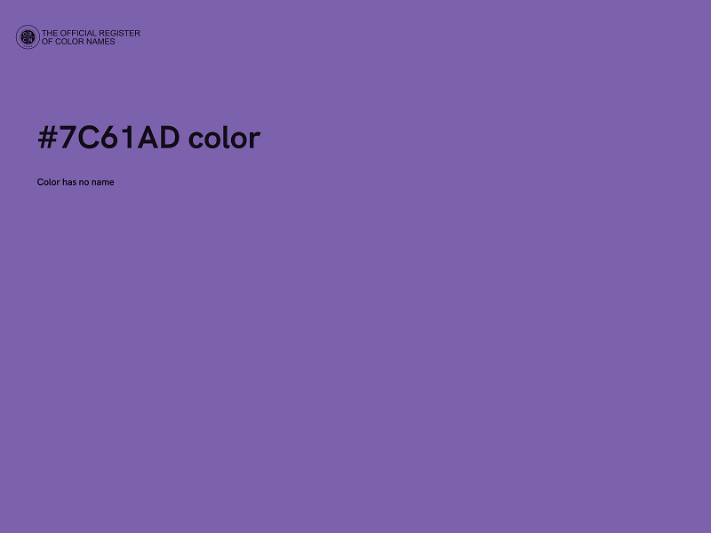 #7C61AD color image