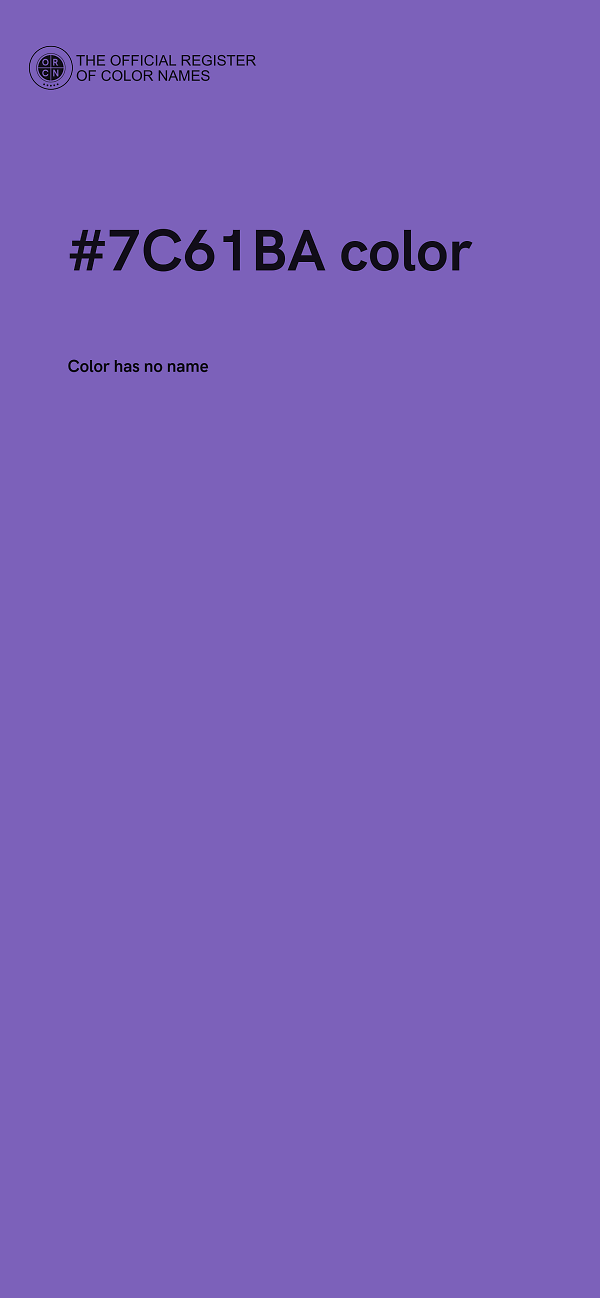 #7C61BA color image