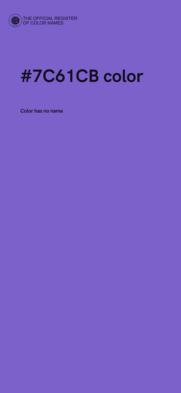 #7C61CB color image