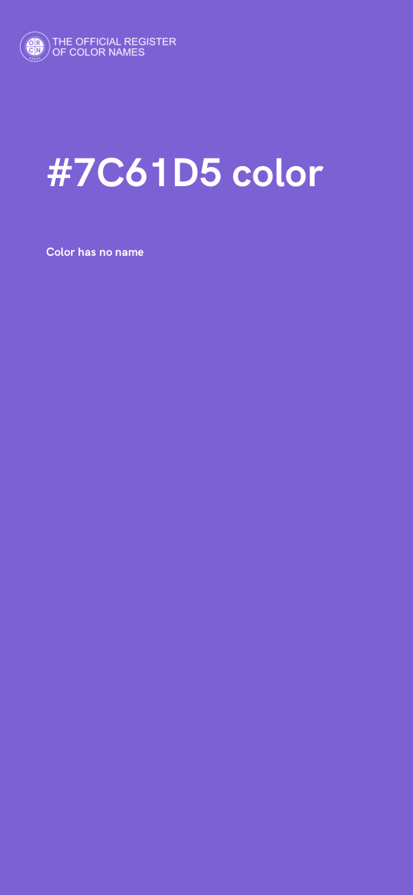 #7C61D5 color image