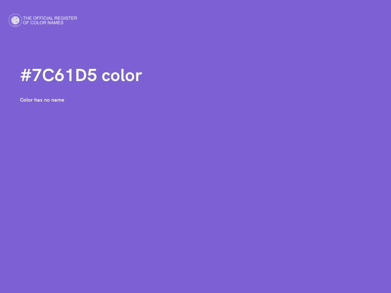 #7C61D5 color image