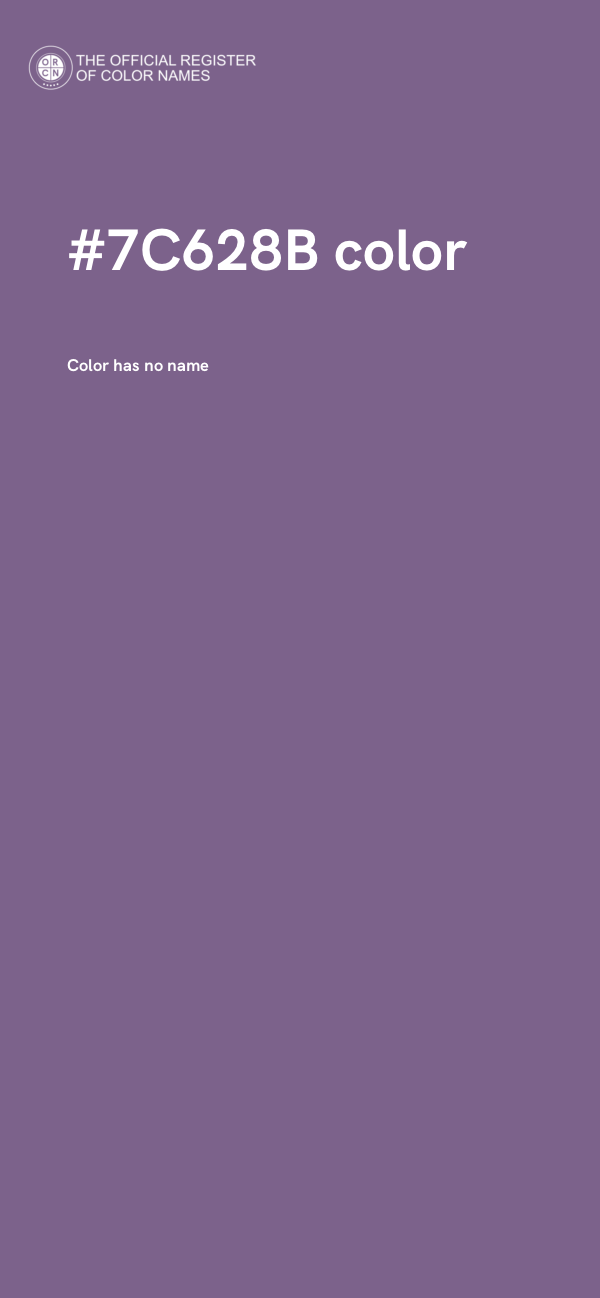#7C628B color image