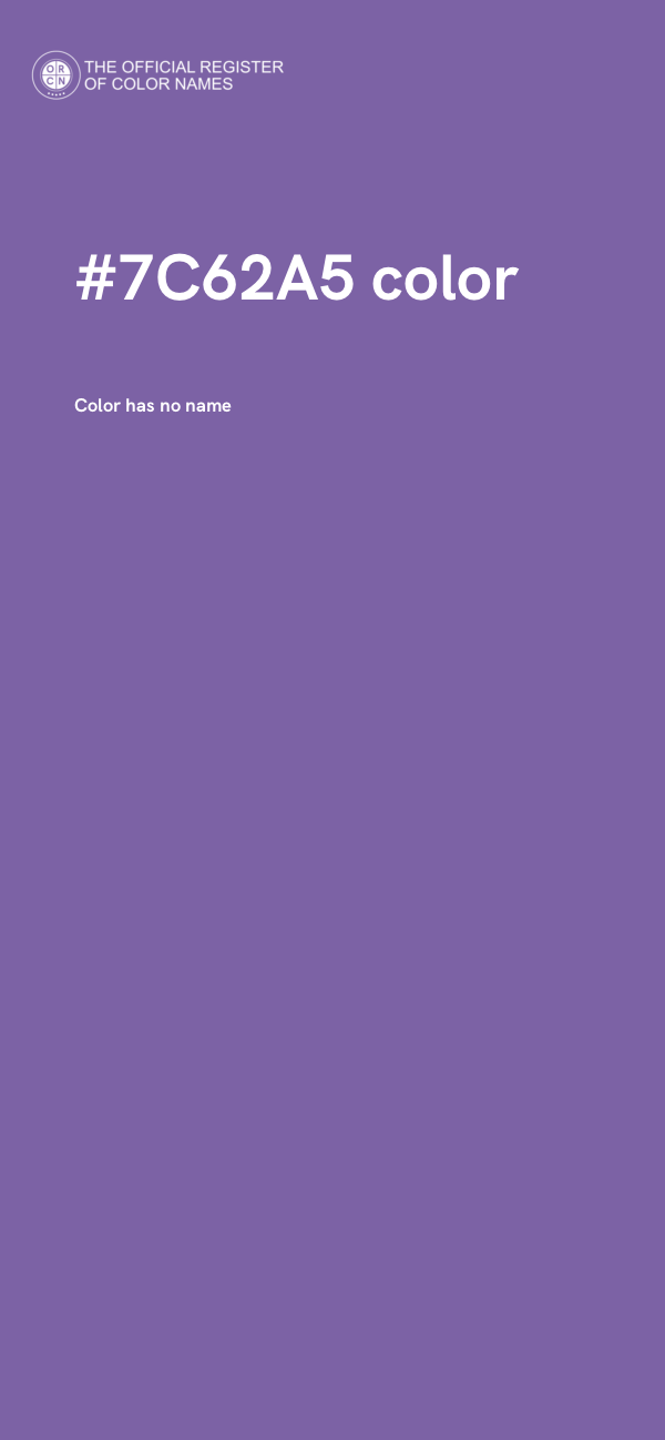 #7C62A5 color image