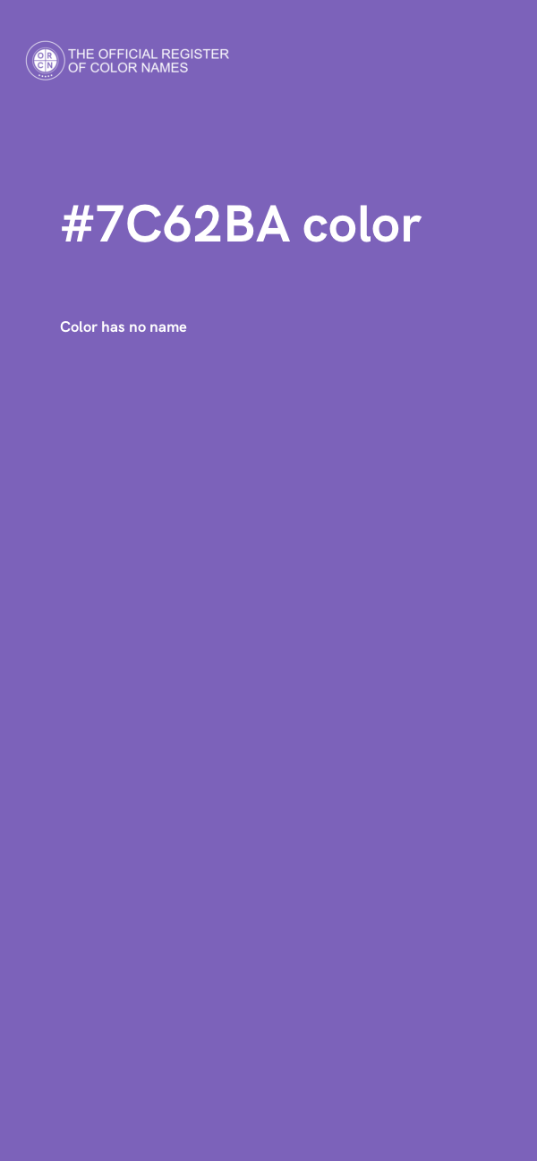 #7C62BA color image