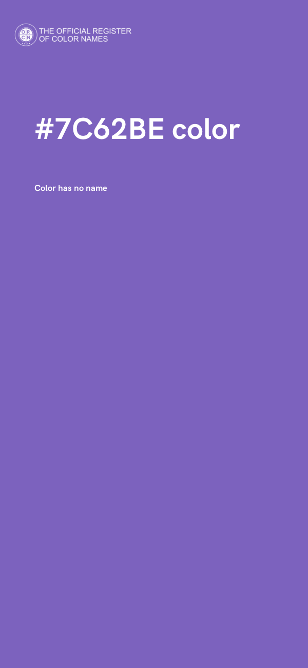 #7C62BE color image