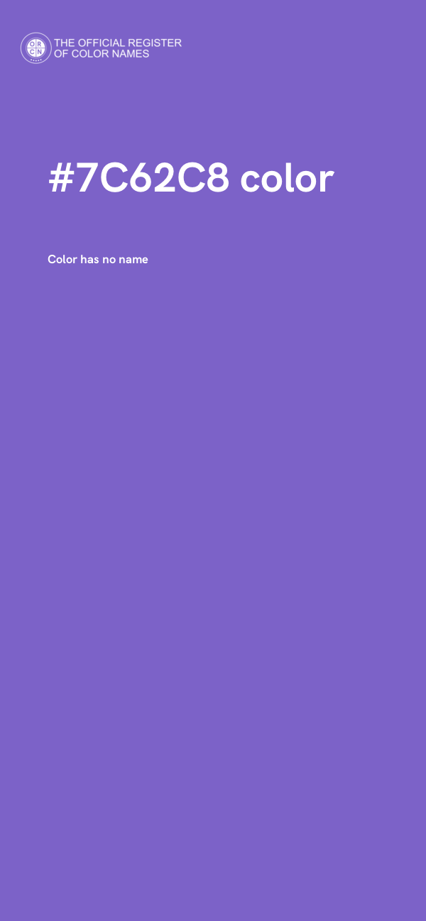 #7C62C8 color image