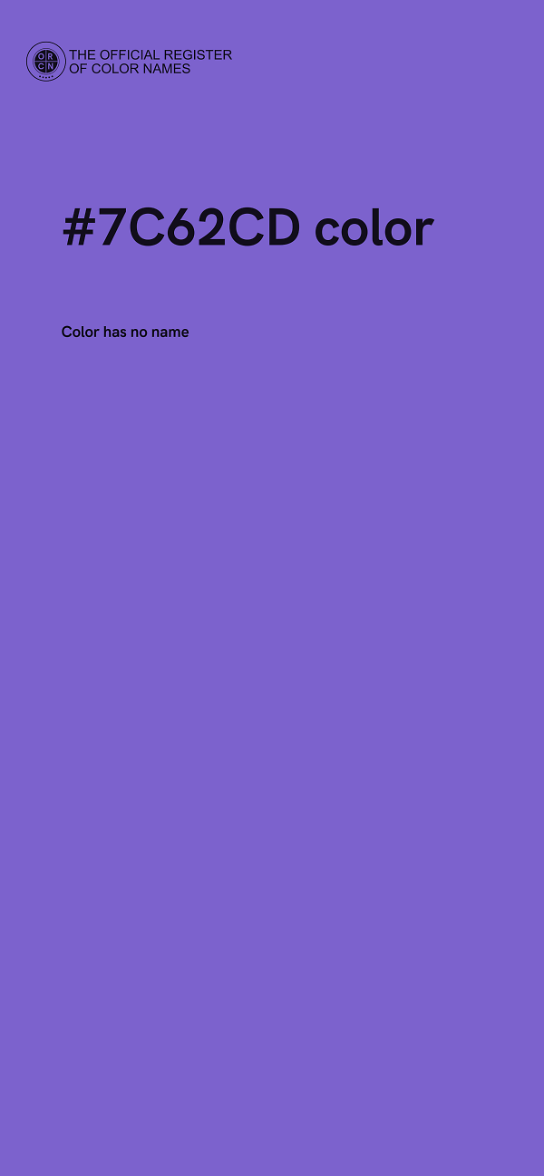 #7C62CD color image