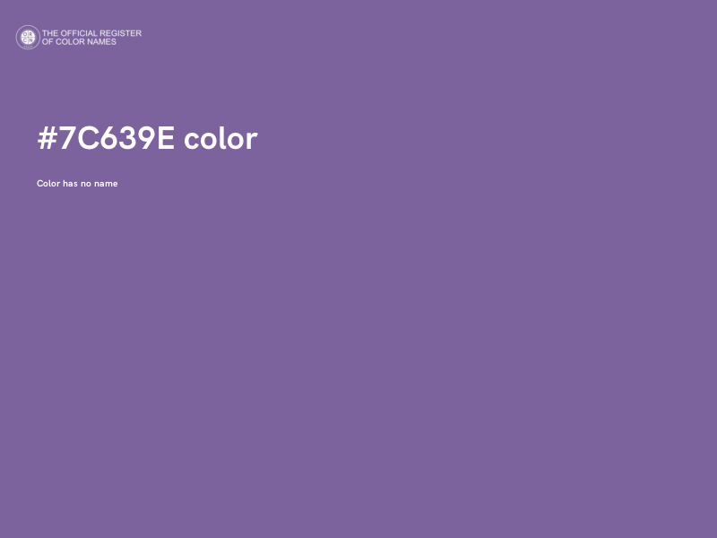 #7C639E color image