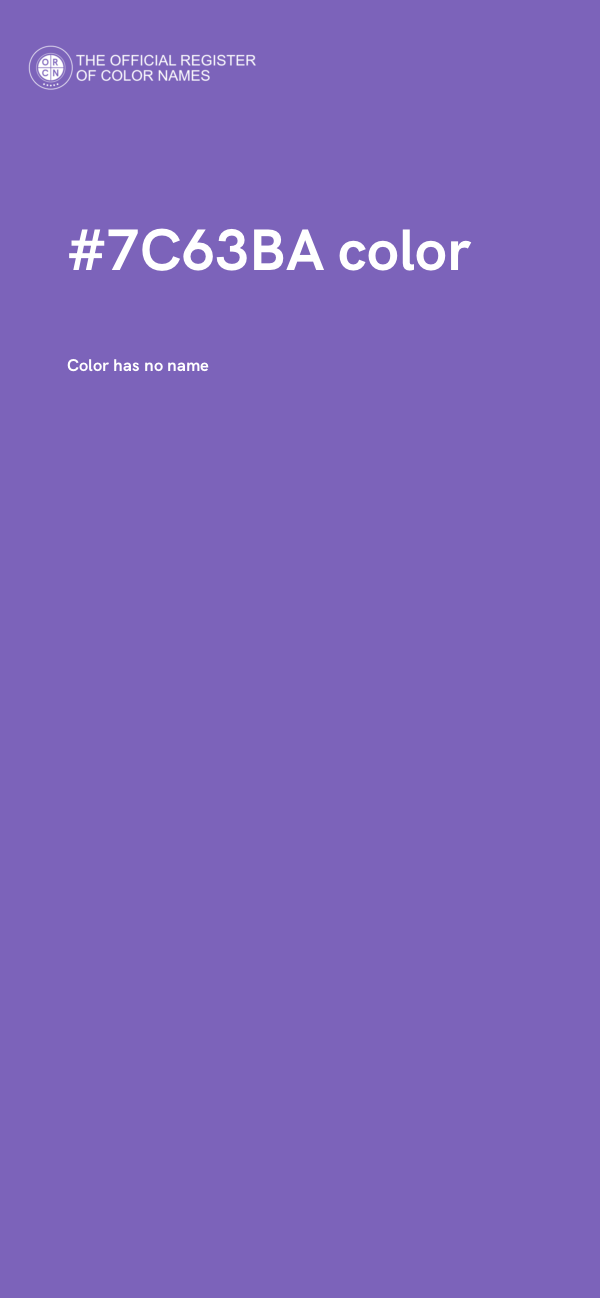 #7C63BA color image