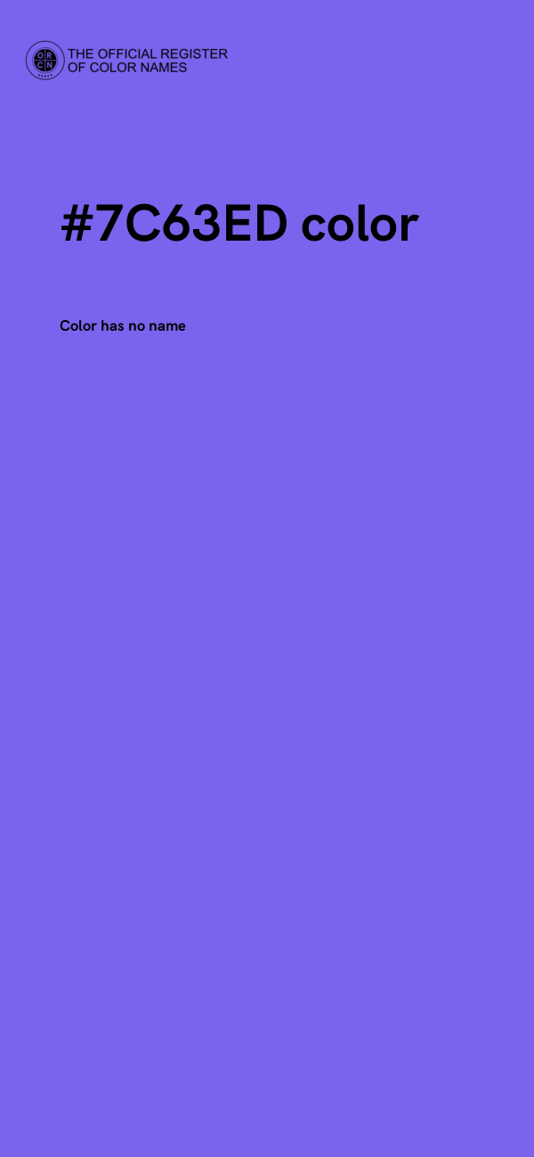 #7C63ED color image