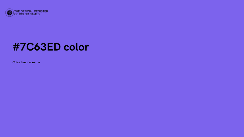 #7C63ED color image