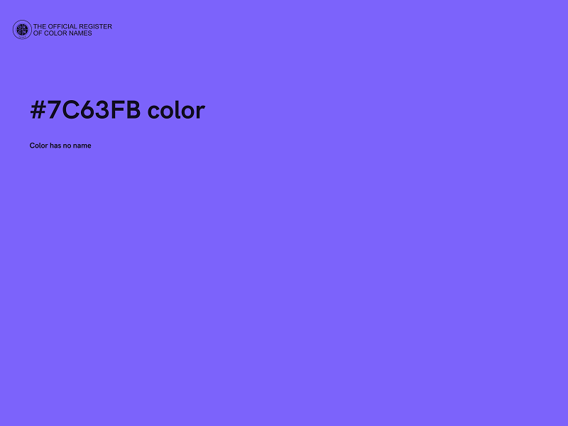 #7C63FB color image