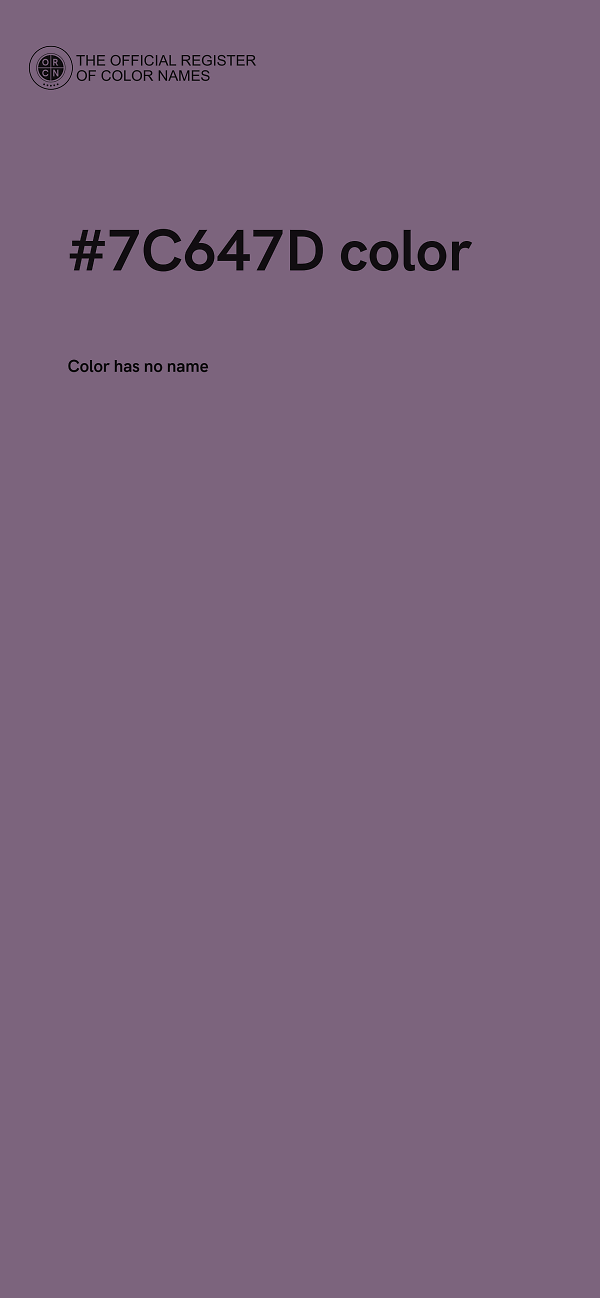 #7C647D color image