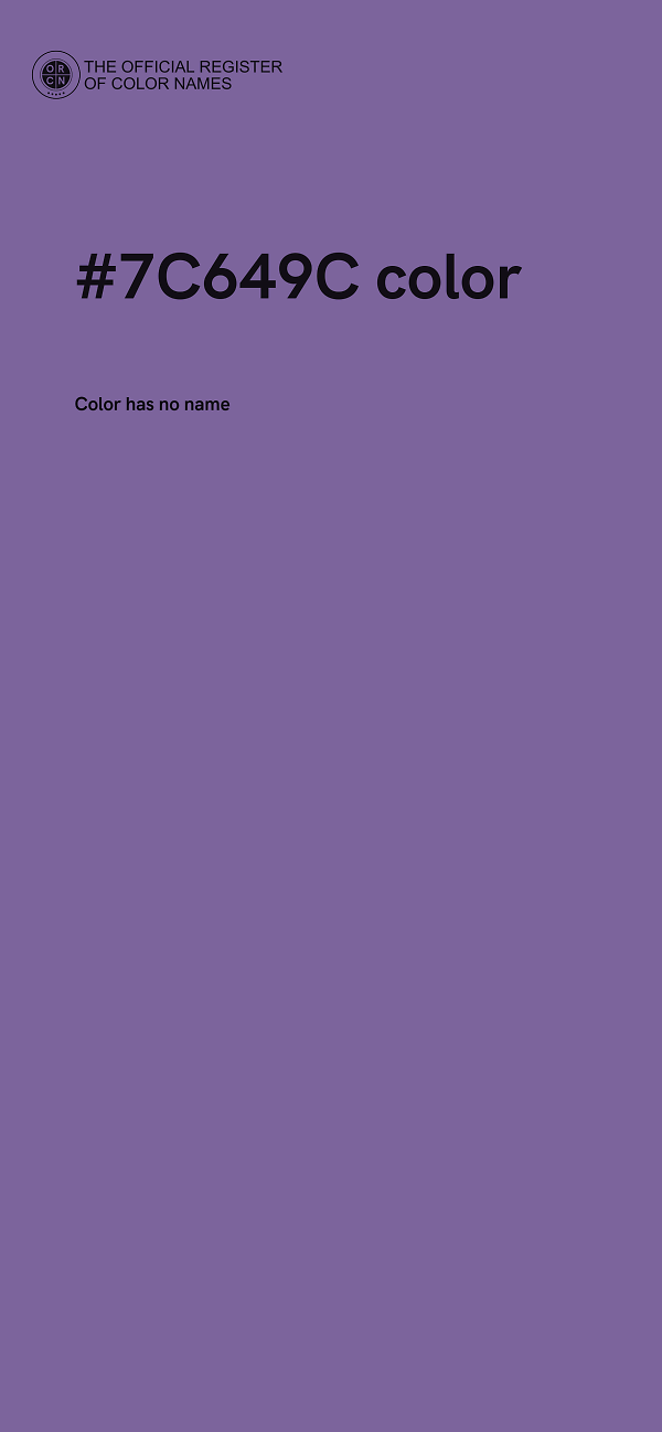 #7C649C color image