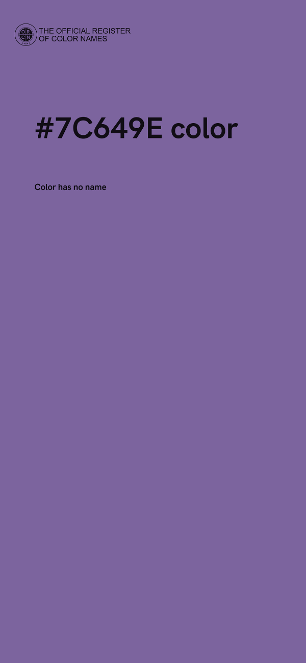 #7C649E color image