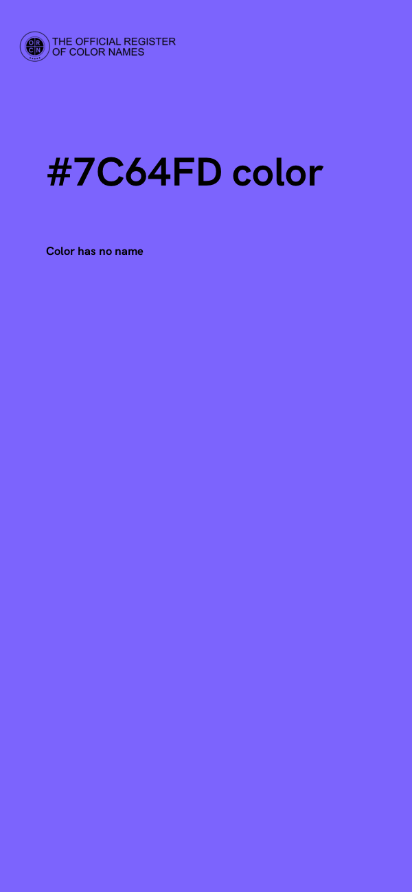 #7C64FD color image