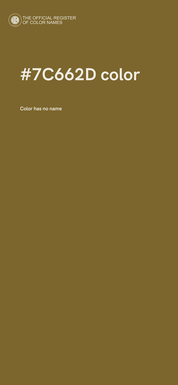 #7C662D color image
