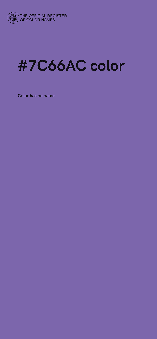 #7C66AC color image