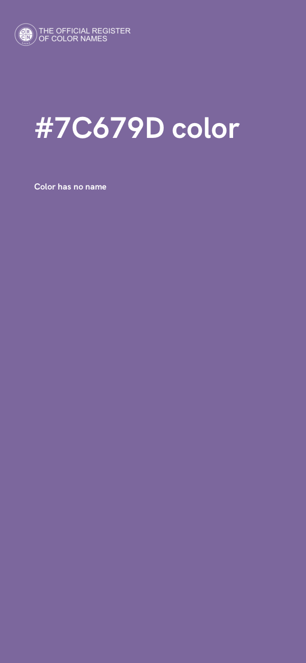 #7C679D color image