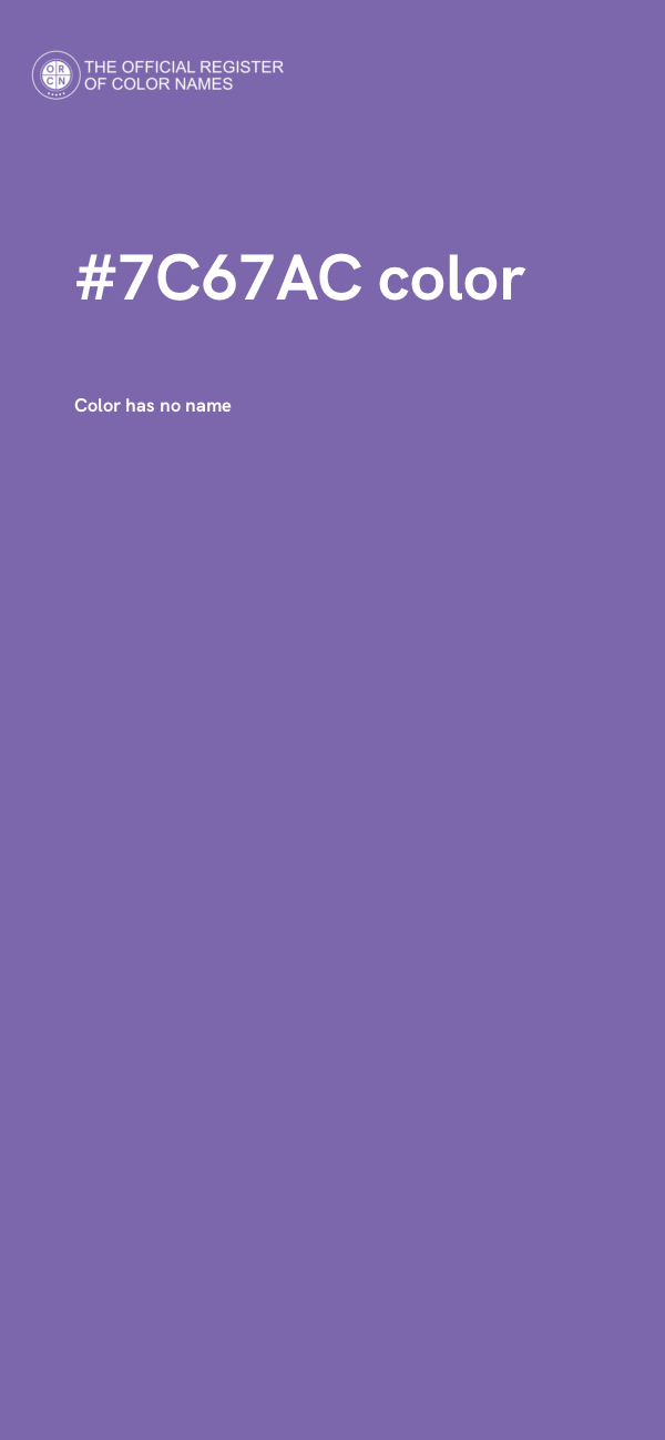 #7C67AC color image