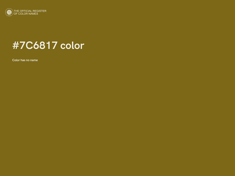 #7C6817 color image