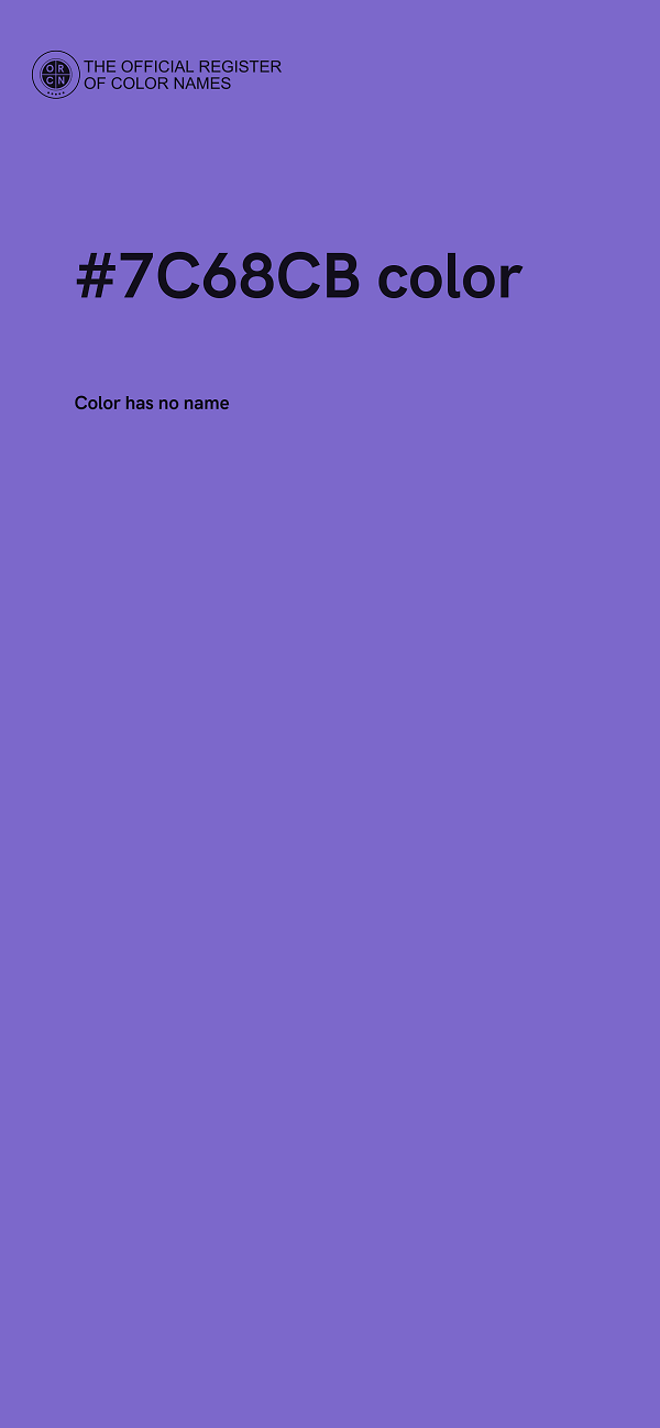 #7C68CB color image