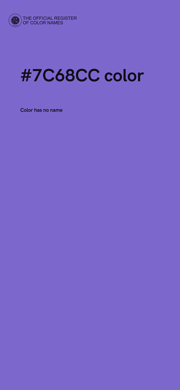 #7C68CC color image