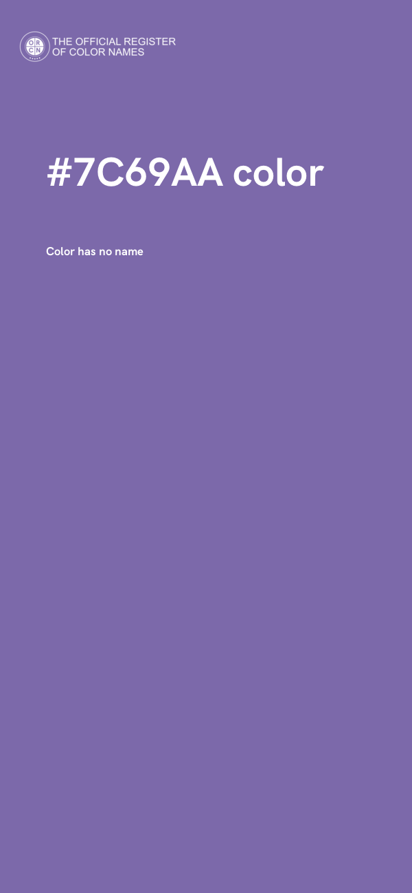 #7C69AA color image