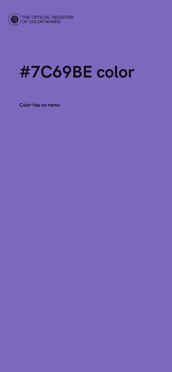 #7C69BE color image