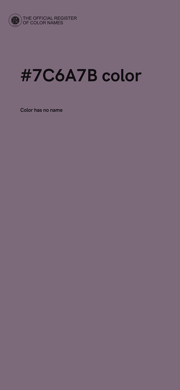 #7C6A7B color image