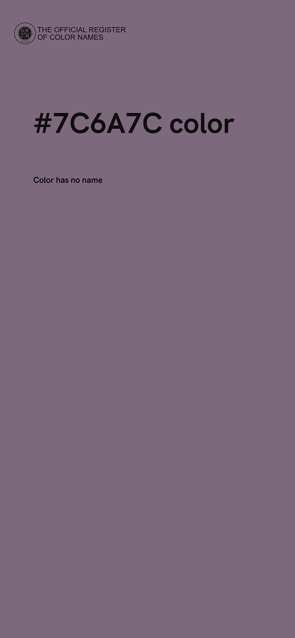 #7C6A7C color image