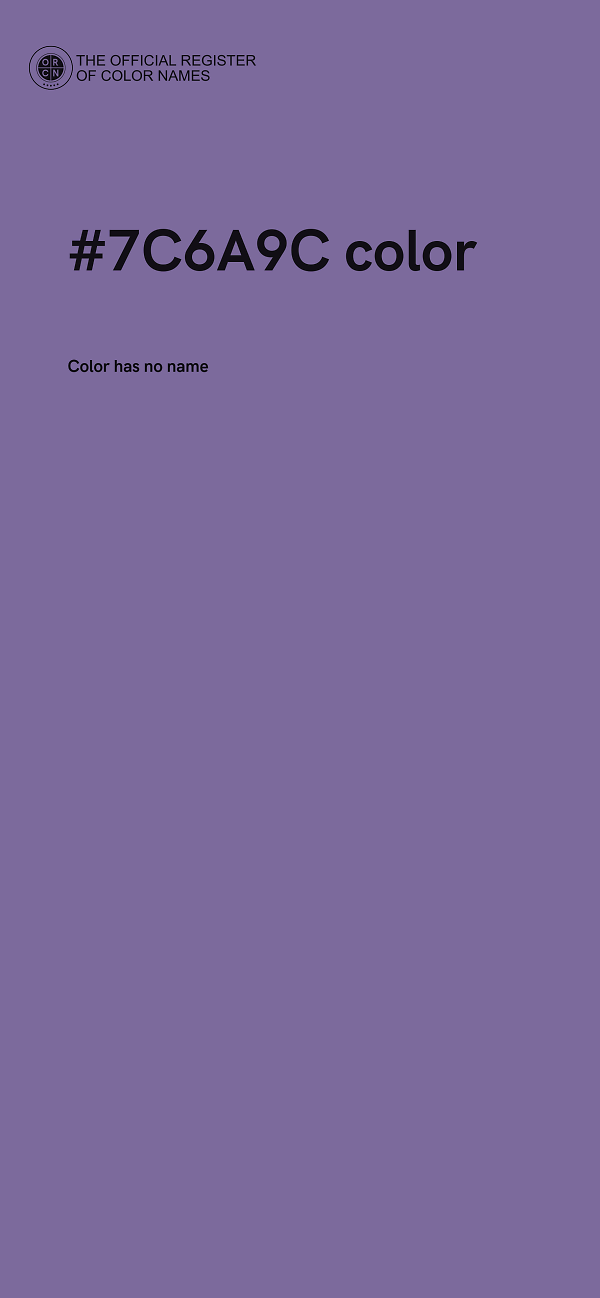 #7C6A9C color image