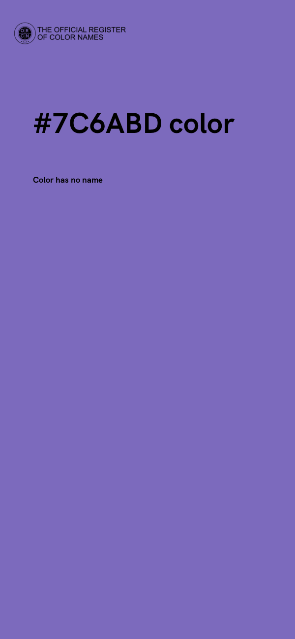 #7C6ABD color image