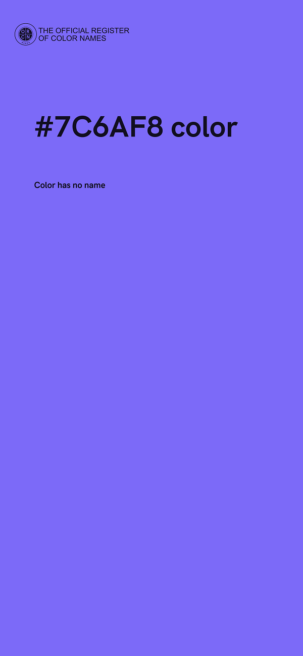 #7C6AF8 color image