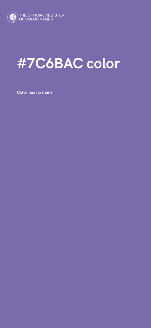 #7C6BAC color image