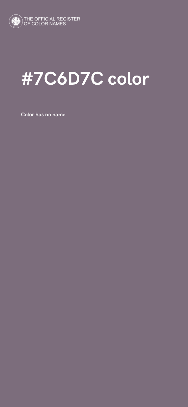 #7C6D7C color image
