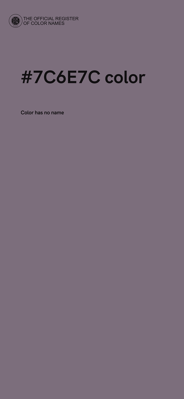 #7C6E7C color image