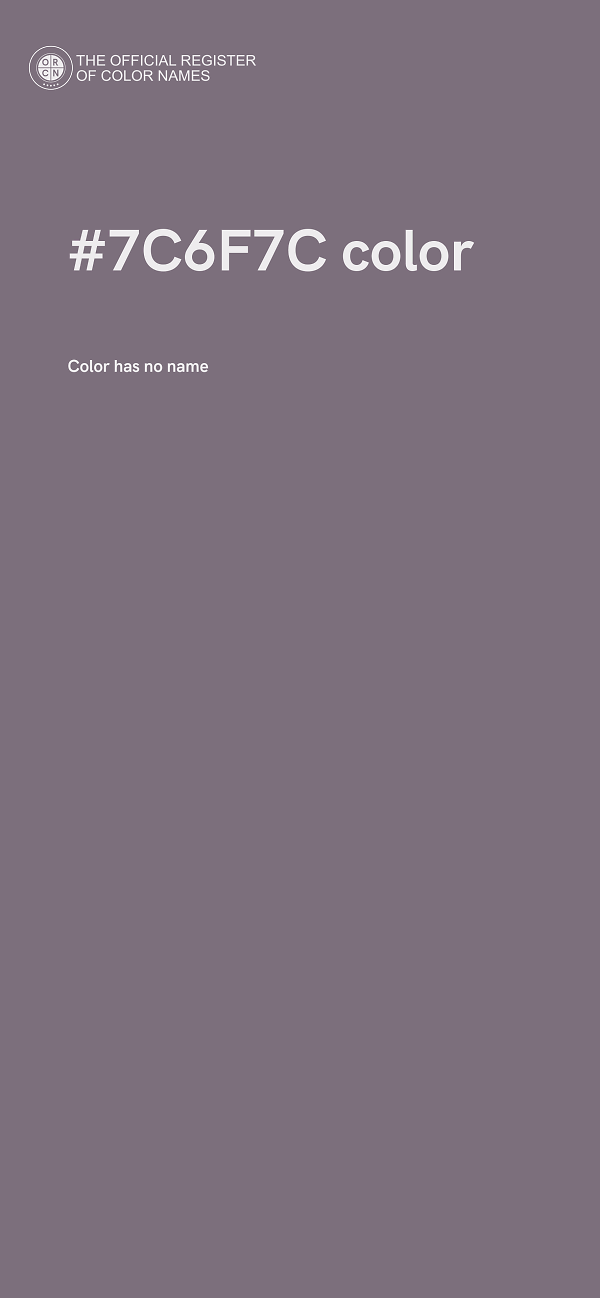 #7C6F7C color image