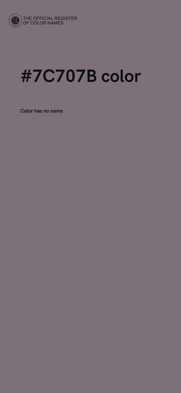 #7C707B color image
