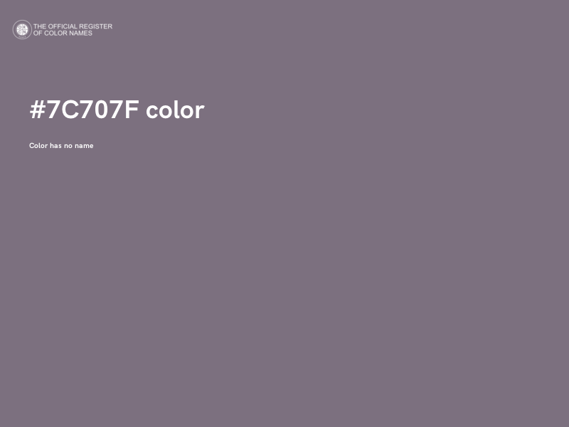 #7C707F color image