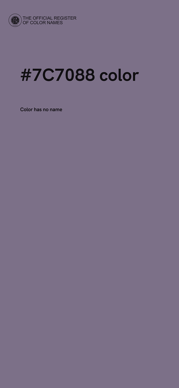 #7C7088 color image