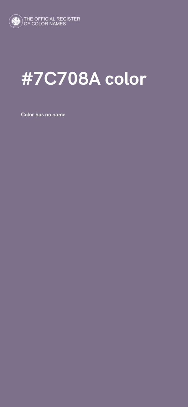 #7C708A color image