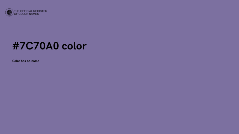 #7C70A0 color image